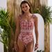 Women's Ethnic Tassel One Piece Swimsuit American Style Hot Selling Item Swimwear New_ecoleips.com