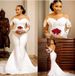 Women's Clothing One shoulder wedding dress new trailing bride fishtail sexy outdoor lawn welcoming outing yarn_ecoleips.com