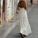 Women's Clothing Women's Spring And Summer New Cross Border Women's Fashion Solid Color Halter Neck Suspenders Sleeveless Cotton And Linen Dress_ecoleips.com