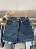 High Waisted Wide Leg Denim Shorts For Women European Style High End Design Summer Trendy A Line Hot Pants_ecoleips.com