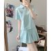 Summer Schoolgirl Style JK Uniform Short Sleeve T-Shirt And Pleated Skirt Two Piece Casual Sports Set for Women Trendy_ecoleips.com