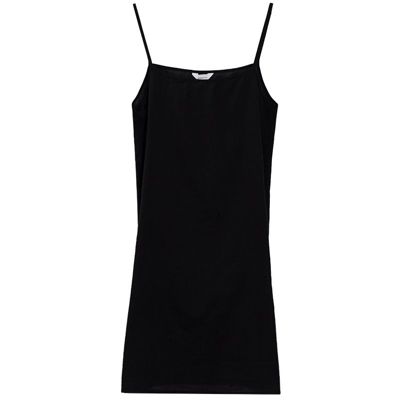 Women's Combed Cotton Vest Dress Soft Comfortable Layering Lounging Base Layer Clothing_ecoleips.com