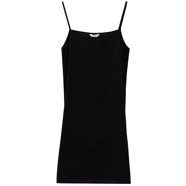 Women's Combed Cotton Vest Dress Soft Comfortable Layering Lounging Base Layer Clothing_ecoleips.com