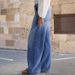 Women's Clothing Retro Wide Leg Jeans Women's Embroidered Stretch Straight Pants Casual Trousers_ecoleips.com