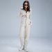 Premium Fleece-Lined Yoga Set – Zip Hoodie & High-Waisted Lounge Pants For Women, Gym To Street Comfort_ecoleips.com