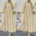 Women's Clothing New Solid Color Sleeve Long Dress_ecoleips.com
