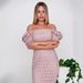Women's Clothing Lace Elegant Commuter Midi Skirt Three Colors Mid Waist Solid Color Strapless Women's Dress_ecoleips.com
