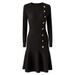 K Light Luxury And Minimalist Knitted Dress With Round Neck, Long Sleeved Fishtail Skirt, Slim Fit And Slimming, Waist Cinching Skirt_ecoleips.com