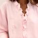 Voya Women's Elegant And Dignified European And American Spring Women's Black Fungus Side Sleeves Cotton Shirt Top_ecoleips.com