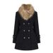 Elegant French-style Double-breasted Woolen Coat With A High-end Feel, Suitable Everyday Commuting, For Women_ecoleips.com