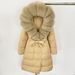 Women's Clothing Long Hooded Down Jacket With Fox Fur Trim - Lightweight Warm Winter Coat For Elegant Commute (Black + Multiple Color Options)_ecoleips.com