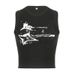 Women's Trendy Unique Graffiti Print round Neck Tank Top Color Blocking Slim Fit Street Style Spring Summer Hot Girl Fashion Top_ecoleips.com