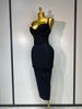 Women Sexy Beading Spaghetti Strap Bodycon Bandage Dress Club Party Luxury Birthday Celebrity Elegant Dresses Wedding Gown RQ6C_ecoleips.com