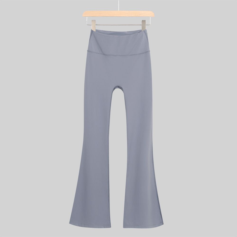 Women's Clothing Groove High Waisted Flared Pants Hip Lifting Sports Fitness Yoga Wear For Women In Stock_ecoleips.com