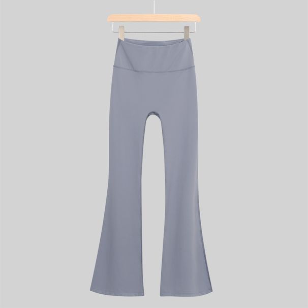 Women's Clothing Groove High Waisted Flared Pants Hip Lifting Sports Fitness Yoga Wear For Women In Stock_ecoleips.com