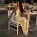 Cross-Border Women's 2025 Summer New Fashion Sexy Backless Gold Stamping Strap Dress Wholesale_ecoleips.com
