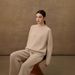 girl Soft And Warm For Women 100% Pure Cashmere Autumn Winter New Round Neck Loose Solid Color Knitted Sweater Base Shirt_ecoleips.com