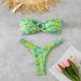 Women's Clothing New style tube top ring folded cute backless bikini summer beach women's swimwear_ecoleips.com
