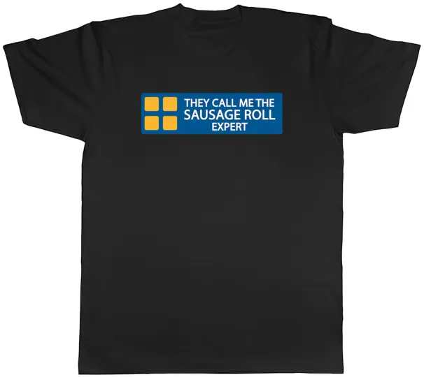 Women's T-Shirts Funny Sausage Roll Expert Mens T-Shirt Meat Pie Tee Gift_ecoleips.com