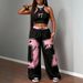 Women's Y2K Style Outdoor Top Street Fashion Two Piece Set Casual Look New Arrivals_ecoleips.com