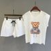 Women's Clothing Casual Sports Fashion Suit Female Summer Korean Version Loose Vest Shorts Two Piece Suit_ecoleips.com