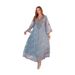 Muslim Elegant Embroidered Dress Clothing Rope Embroidered Robe Abaya Ladies Long Skirt_ecoleips.com