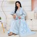 Women's Muslim Clothing New V Neck Two Piece Suit Temperament Elegant Dress_ecoleips.com