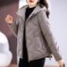 Short 2025 New Fashionable Glossy Slim Lightweight Hooded Coat Women's Cotton Padded Jacket_ecoleips.com