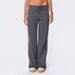 Women's Clothing Side Striped Straight Sports Casual Pants For Women Spring And Autumn New Retro Loose Wide Leg Drape Pants_ecoleips.com