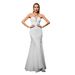 Women's Clothing Tube Top Evening Dress New V Neck Fishtail Mesh Dress Banquet Party Annual Meeting Small Dress_ecoleips.com