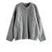 girl Twist Women, Autumn Winter Soft And Cozy Versatile Cream White Round Neck Loose Pullover Lazy Style Knitted Sweater For_ecoleips.com