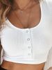Women Ladies Short Sleeve Crop Top Elegant Plain Basic Debardeur Femme Tank Party Bodycon Bandage Stretch Vest Tee Tunique Femme_ecoleips.com
