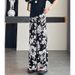 Summer Fashion Digital Full Print Casual Straight Leg Pants for Women Loose Fit Simple Style Suitable for Men Niche Heavyweight_ecoleips.com