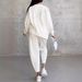 2024 Autumn Winter European And American Cross-Border Independent Station New Women's Casual Round Neck Loose Irregular_ecoleips.com