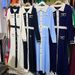 Women's French Elegant Style Polo Collar Dress Long Sleeve Knitted Base Dress Metal Buckle Detail Autumn Winter_ecoleips.com
