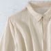 Tencel Striped Loose Beach Cardigan Women's Vacation Sun Protection Bikini Cover Up Swimsuit Outerwear Shirt Style_ecoleips.com
