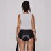Sexy Y2K Sleeveless Top for Girls Perforated Rhinestone Slim Fit Waist Cinching European American Cross Border Style Camisole_ecoleips.com