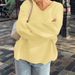 Diyun European And American Casual Simple Solid Color Long Sleeve Shirt Woolen Women's Clothing 2025 Autumn_ecoleips.com