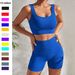 Women's Clothing Yoga Sports Top Tight Quick Drying Moisture Absorbing High Waist Hip Lifting Yoga Shorts Suit For Women_ecoleips.com