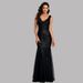 Women's Clothing Sequined Toast Dress Bride Red Fishtail Slim Banquet Evening Dress_ecoleips.com