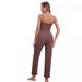 2024 Hot Sale European And American Homewear Women's Waffle Knit Camisole Top Long Pants Robe Pajamas Three-Piece Set_ecoleips.com