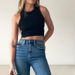 New Summer Women's Sporty Short Crop With Hollow Design, Sleeveless Tank Top For Layering_ecoleips.com