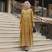 Floral Print Wrap Dress With Ruffled Collar & Adjustable Belt – Flowy Women’s Maxi Dress (Red/Yellow/Black/Green, S-XL)_ecoleips.com
