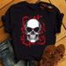 Foreign Trade Cross-border Skull Cartoon T-shirt, Fashionable And Cute Short-sleeved Top For Women In Summer_ecoleips.com