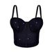 Women's Clothing New Multi Color Pleated Gathered Bra Cup Suspenders Comfortable Vest Top Fishbone Bra Outer Wear_ecoleips.com