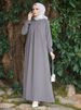 Women's Clothing Muslim Middle Eastern Arabian Long Sleeved Abaya Temperament Dress_ecoleips.com