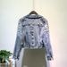 Women's Clothing Heavy Industry Beaded Denim Jacket Short Loose Distressed Denim Jacket Women's Short Oversized Embellished Back Slit Casual Coat_ecoleips.com
