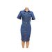 Women's Clothing Fashion New Products Temperament Lapel Pocket Cardigan Short Sleeved Hip Dress Women's Clothing_ecoleips.com