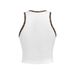 European Size Women's Sleeveless Top Love Letter Print Casual Summer Top with Back 2025 New Cross Border_ecoleips.com
