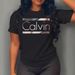 Women's Trendy Oversized Graphic Tee Casual Short-Sleeve T-Shirt with Bold Letter Print in 7 Colors XS-3XL_ecoleips.com